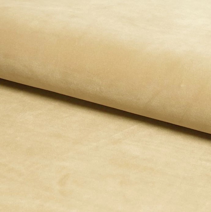 Cream Plush Velvet