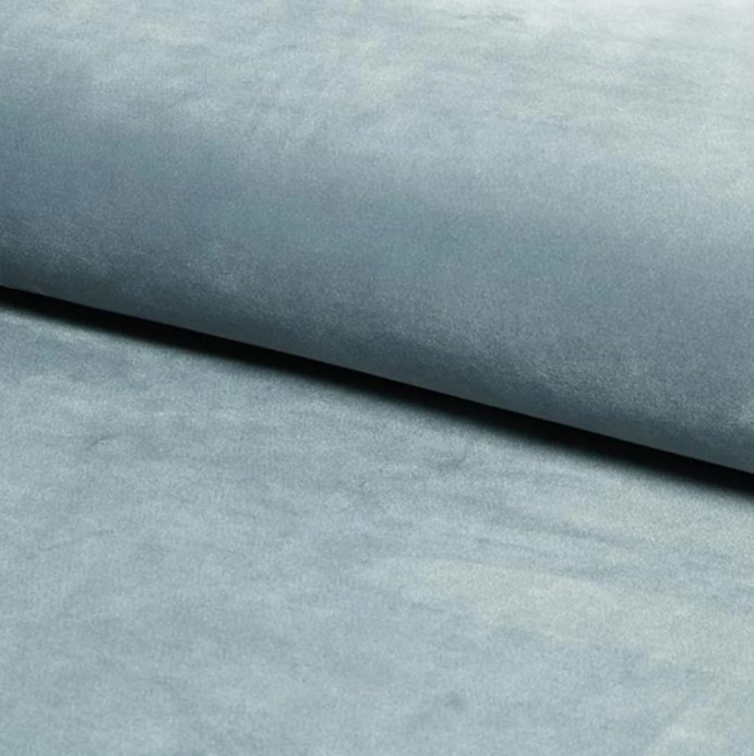 Silver Plush Velvet